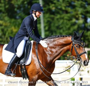 Marine Valot cavalière de Dressage